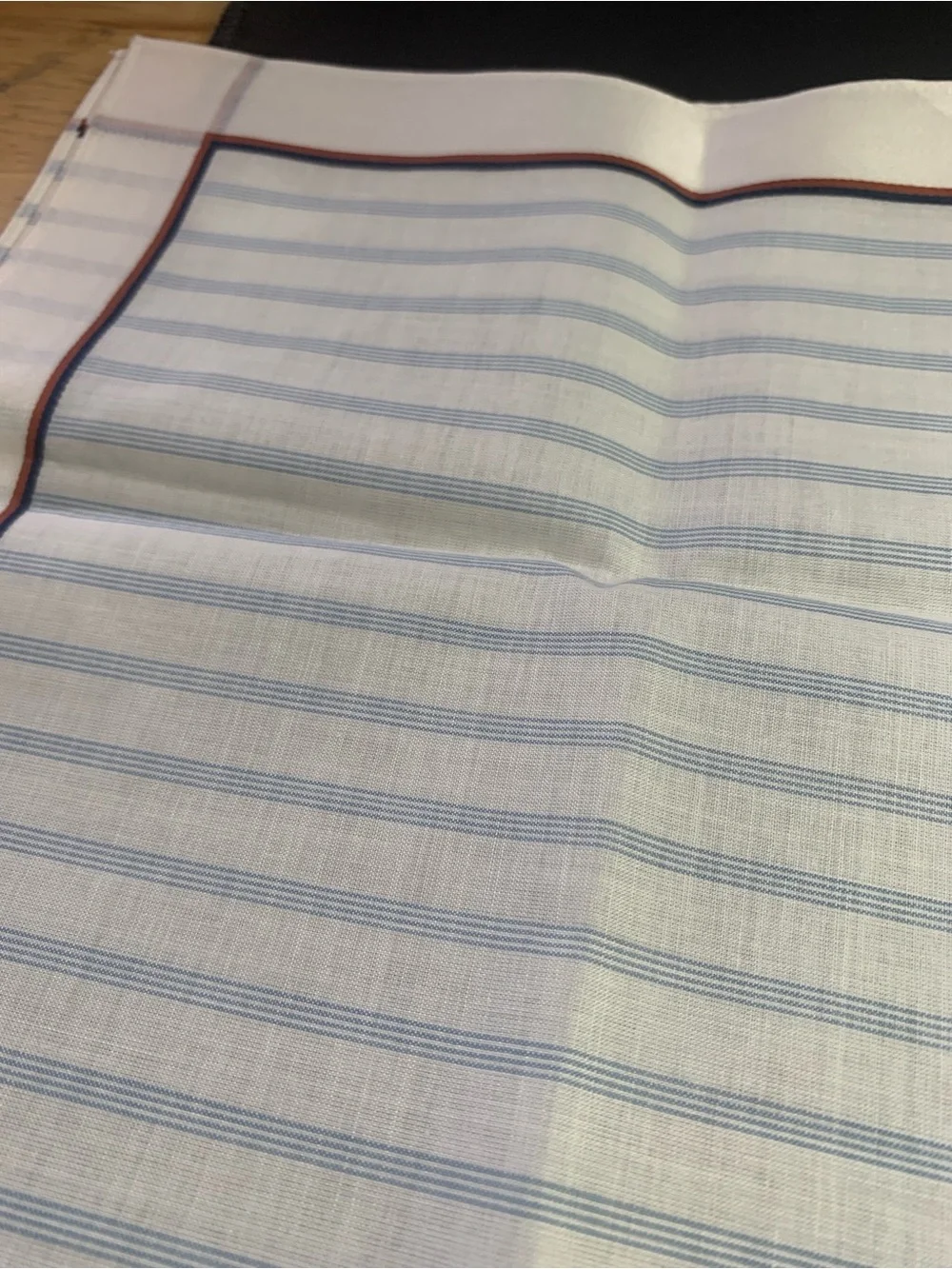 Yves Saint Laurent  White Cotton Handkerchief